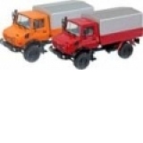 Camion Unimog U4000 portocaliu