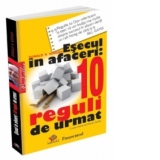 Esecul in afaceri - 10 reguli de urmat