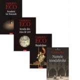 Pachet promotional Umberto Eco (4 carti) - Pendulul lui Foucault. Insula din ziua de ieri. Baudolino. Numele trandafirului