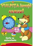 Vulpita invata ceasul - carte cu autocolante