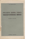 Prelegeri asupra teoriei ecuatiilor diferentiale cu derivate partiale (traducere din limba rusa)