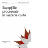 Exceptiile procesuale in materie civila