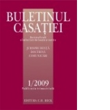 Buletinul Casatiei, Nr. 1/2009