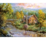 Puzzle 4000 High Quality - Peaceful Grove (Peisaj linistit)