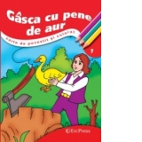 Povestim si coloram - Gasca cu pene de aur