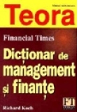 Dictionar de mangement si finante