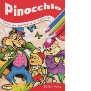 Carti de povestit si colorat - Pinocchio