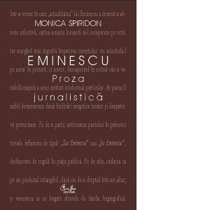 Eminescu. Proza jurnalistica