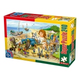 Super Puzzle 240 piese - Calatoriile lui Gulliver