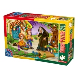 Super Puzzle 240 piese - Basme, Hansel si Gretel