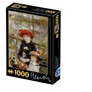 Puzzle 1000 piese Pierre-Auguste Renoir - Two Sisters (On the Terrace)