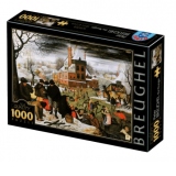 Puzzle 1000 piese Pieter Brueghel - Winter / Iarna