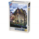 Puzzle 500 piese Peisaje de zi - Annecy, Franta