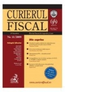 Curierul fiscal, Nr. 11/2009