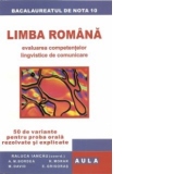 Limba romana. Proba orala. 2010