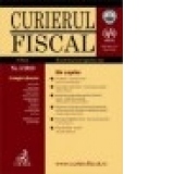 Curierul fiscal, Nr. 3/2010