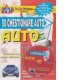 50 Chestionare Auto 2010. 1180 intrebari. Verificarea cunostintelor de legislatie rutiera pentru obtinerea permisului de conducere auto categoriile A si B, inclusiv cele privind capitolele de Mecanica si Conducere Ecologica (contine CD)