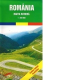 Harta rutiera Romania (Scara 1:850.000)