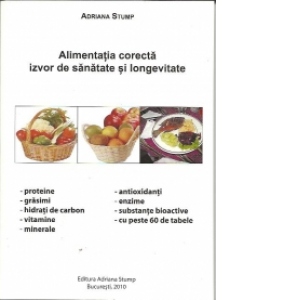 Alimentatia corecta. Izvor de sanatate si longevitate