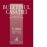 Buletinul Casatiei, Nr. 5/2010
