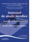 Jurnalul de studii juridice - Journal of Legal Studies - Revue d etudes juridiques