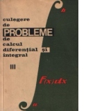 Culegere de probleme de calcul diferential si integral, Volumul al III-lea