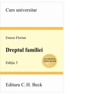 Dreptul familiei. Editia 3