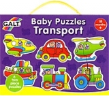 Baby Puzzles: Set de 6 puzzle-uri Transport (2 piese)