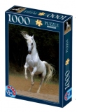 Puzzle 1000 piese - Cal alb