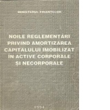 Noile reglementari privind amortizarea capitalului imobilizat in active corporale si necorporale