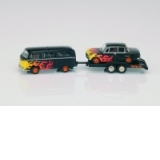 Macheta VW T2 Bus cu platforma auto, 1:87