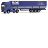 Macheta camion DAF 95XF cu semiremorca cu prelata 1:50