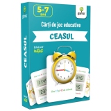 Carti de joc educative. Ceasul