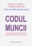 CODUL MUNCII - editia a XXIII-a - 15 februarie 2013