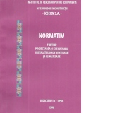 Normativ privind proiectarea si executarea instalatiilor de ventilare si climatizare