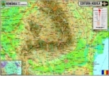 Harta Romania - duo 120x160 cm