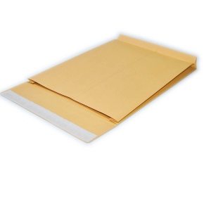 Plic cu burduf, format B4 (250x353x50mm) kraft 120gr siliconic