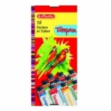 Acuarele tempera, 16ml/culoare, set 10 culori