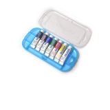 Tempera GIOTTO 7 culori, tub 7,5 ml, cutie din plastic