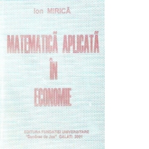 Matematica aplicata in economie