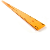 Rigla plastic pentru tabla, 100 cm