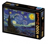 Puzzle 1000 piese Vincent Van Gogh - The starry night