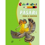 Pasari - Poezii si ghicitori. Carte de colorat