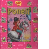 Carte-Puzzle - Poneii (cu 8 puzzle)