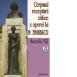 Corpusul receptarii critice a operei lui Mihai Eminescu. Secolul XX (volumele 22-23, perioada august-septembrie 1919)