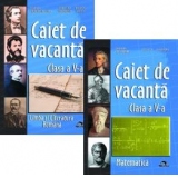 Pachet promotional Caiete de vacanta Clasa a V-a: Matematica, Limba si Literatura Romana