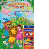 Vrajitorul din Oz - carte de colorat + Creioane color 12 culori