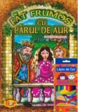 Fat Frumos cu parul de aur - carte de colorat + Creioane color 12 culori