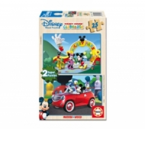 Puzzle Mickey Mouse House Club 2 x 25