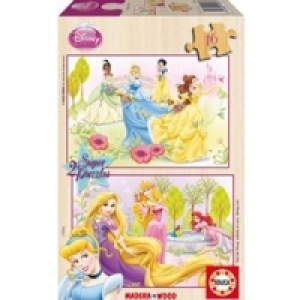 Puzzle Printesele Disney 2 x 16